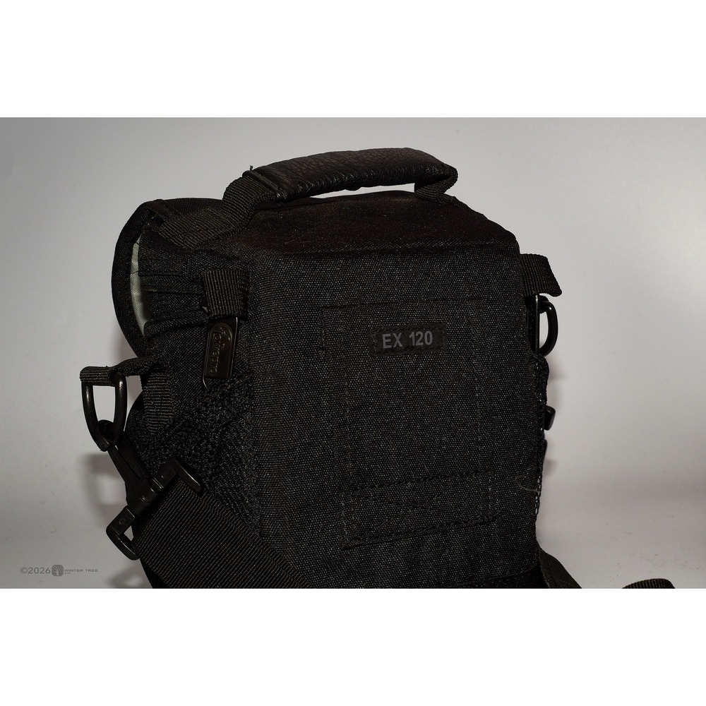 Lowepro EX 120 Camera Bag Unisex Small Black Excellent Padded Shoulder Strap - Picture 3 of 4